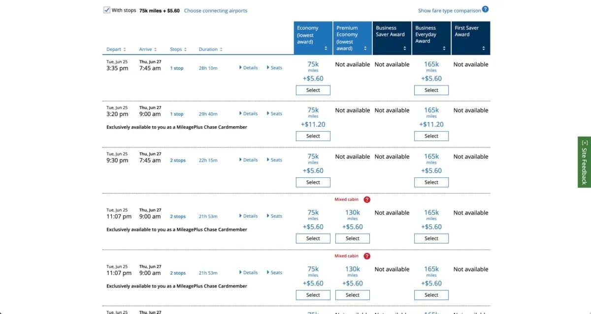 HNL to BCN award fares