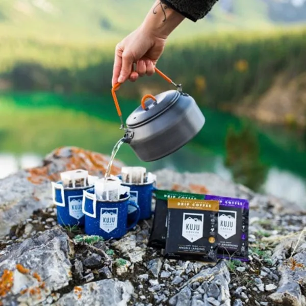 kaju pourover coffee