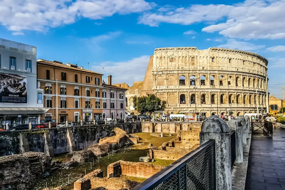 The Colosseum of Rome, Italy