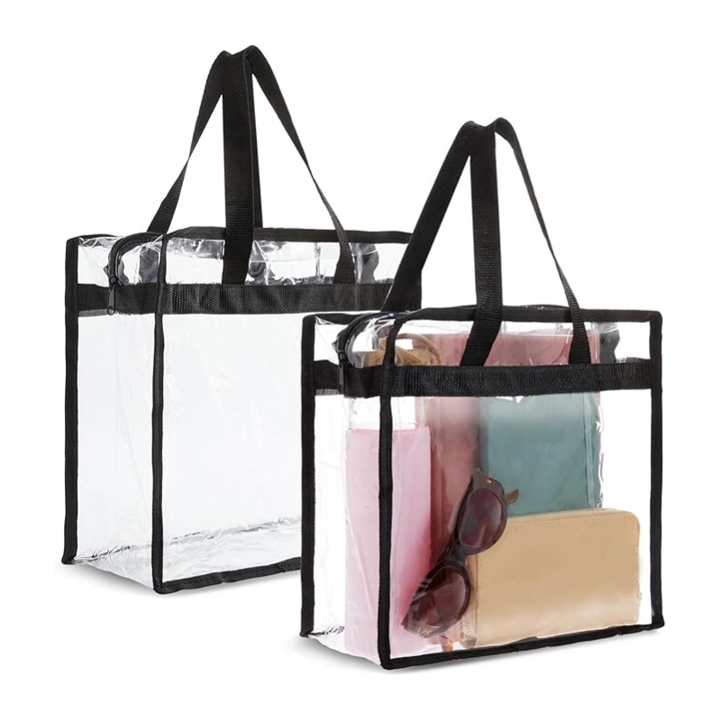 Juvale 2 Pack Clear Tote Bag
